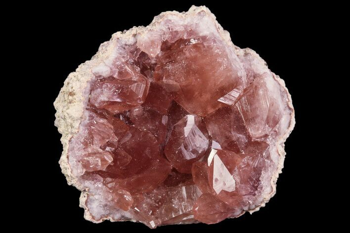 Pink Amethyst Geode (NEW FIND) - Argentina #84483